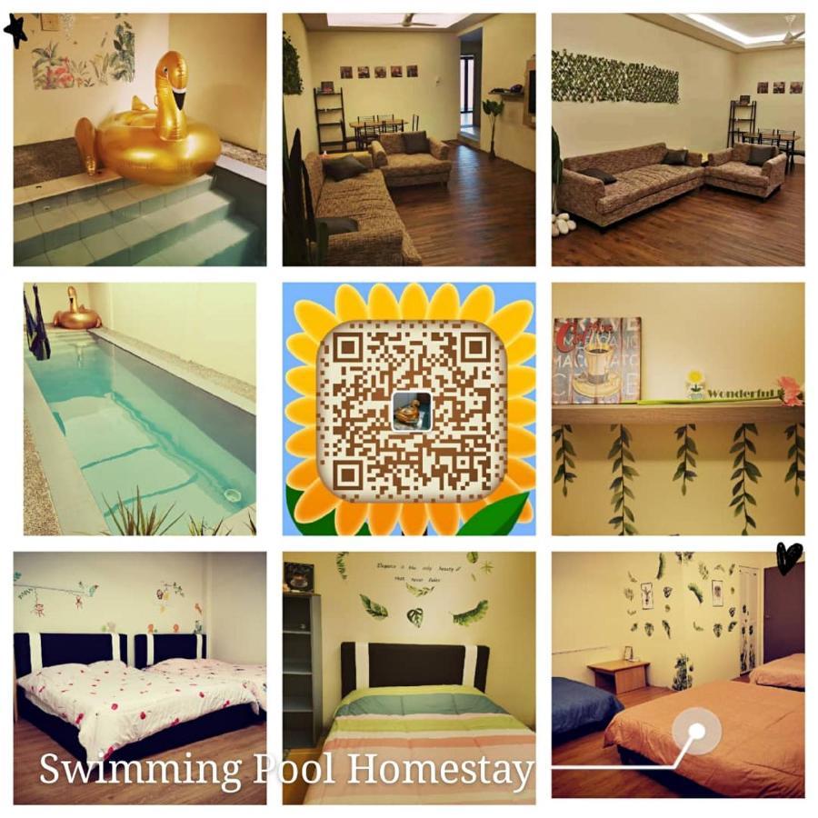 Swimming Pool Party House Apartman Batu Pahat Kültér fotó